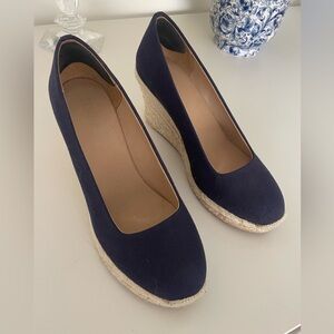 J. Crew Factory Canvas Espadrille Wedges